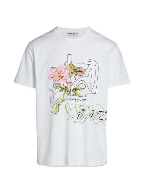 givenchy peony t shirt